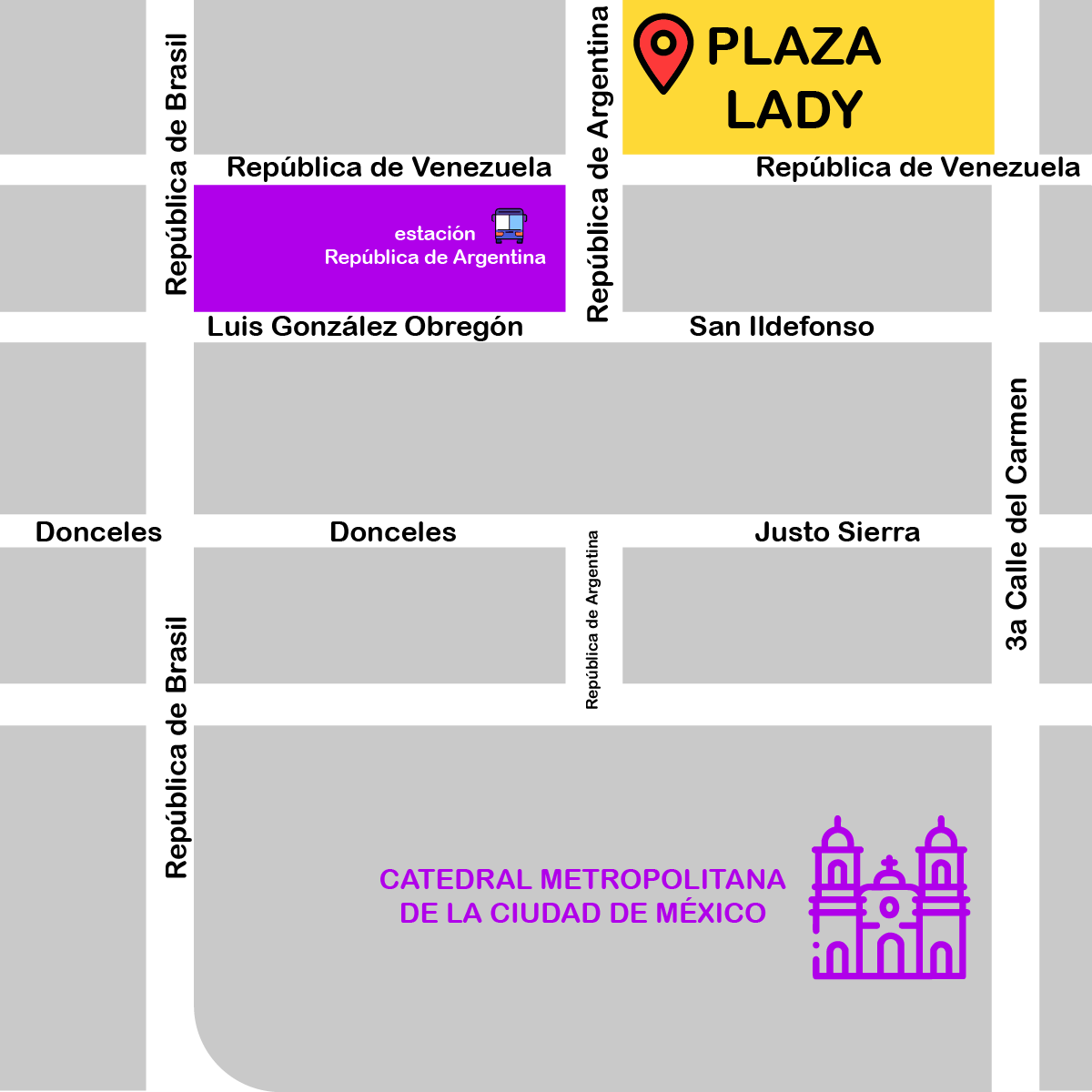 Croquis de Plaza Lady